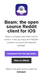 Mobile Screenshot of beamreddit.com